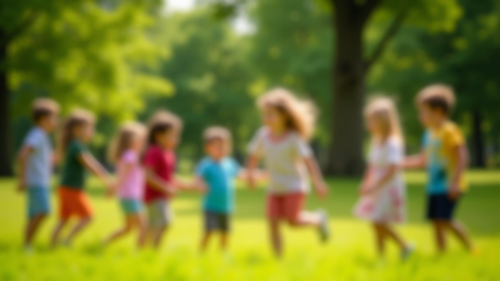 Children doing outdoor activities at summer camp