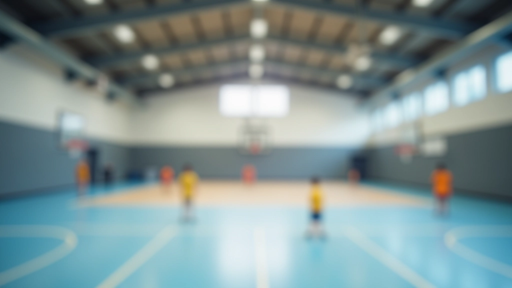 Well-maintained indoor sports facility with proper equipment and multiple training areas